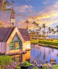 Wailea Church Paint By Numbers