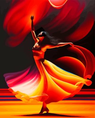 Woman Dance Paint By Numbers