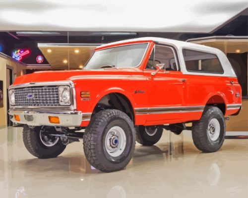 Chevrolet Blazer K5 Paint By Numbers