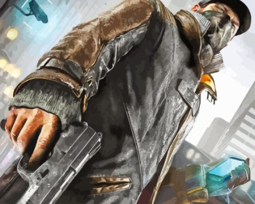 Watch Dogs Paint By Numbers