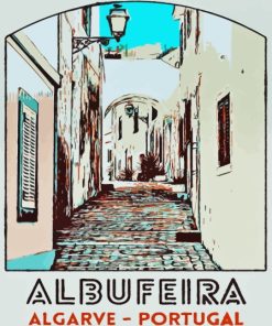 Albufeira Poster Paint By Numbers