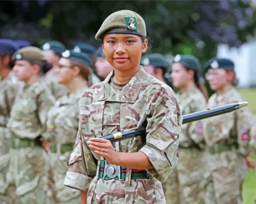 Army Cadets Paint By Numbers