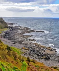 Ayrshire Coast Seascape Paint By Numbers