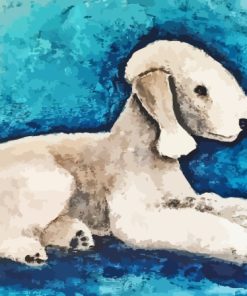 Bedlington Terrier Dog Paint By Numbers