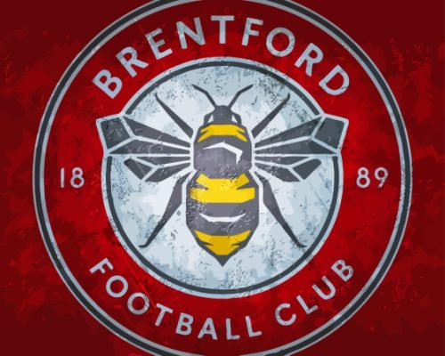 Brentford Logo Paint By Numbers