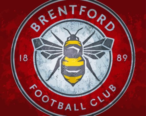 Brentford Logo Paint By Numbers