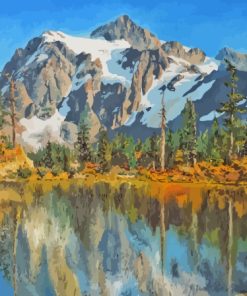 Cascade Range Art Paint By Numbers