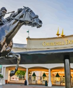 Churchill Downs Paint By Numbers