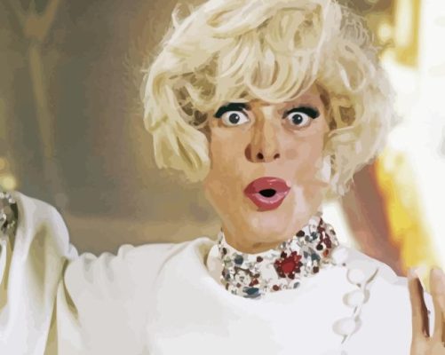 Cool Carol Channing Paint By Numbers