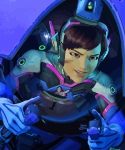 DVa Overwatch Paint By Numbers