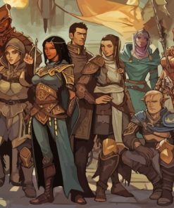 Dnd Party Paint By Numbers