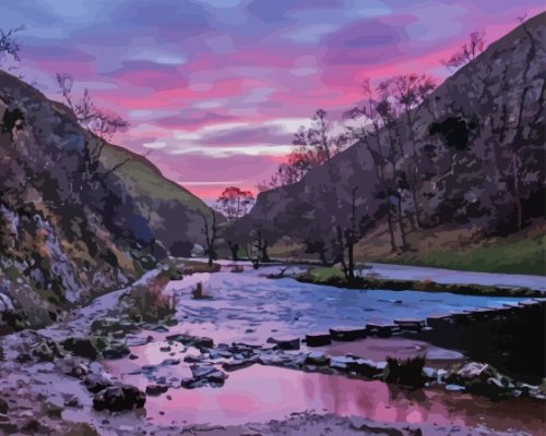 Dovedale England Paint By Numbers