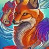 Fox And Fish Paint By Numbers