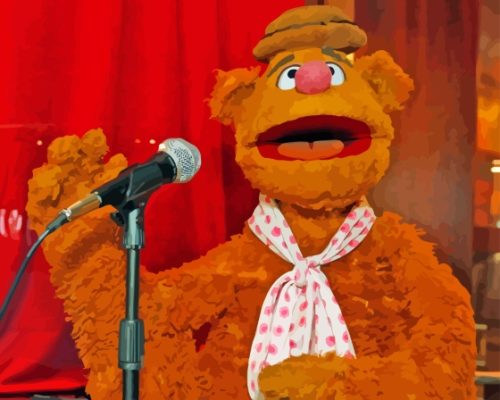 Fozzie Singing Paint By Numbers