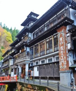 Ginzan Onsen Paint By Numbers