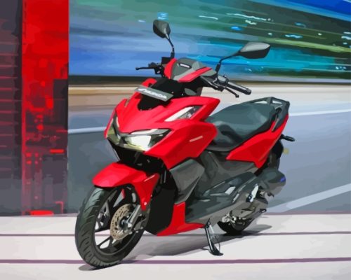 Honda Vario Paint By Numbers