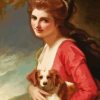 Lady With Dog Paint By Numbers