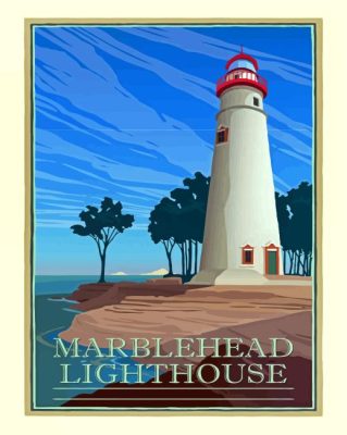 Marblehead Poster Paint By Numbers