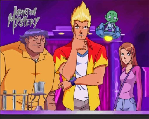 Martin Mystery Paint By Numbers