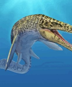 Mosasaurus Reptile Paint By Numbers