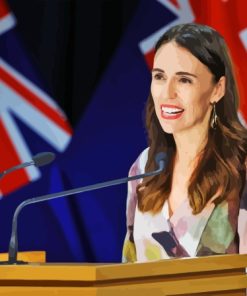 Jacinda Ardern Paint By Numbers