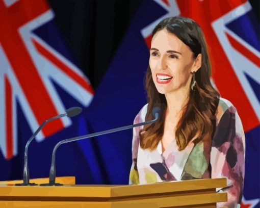 Jacinda Ardern Paint By Numbers