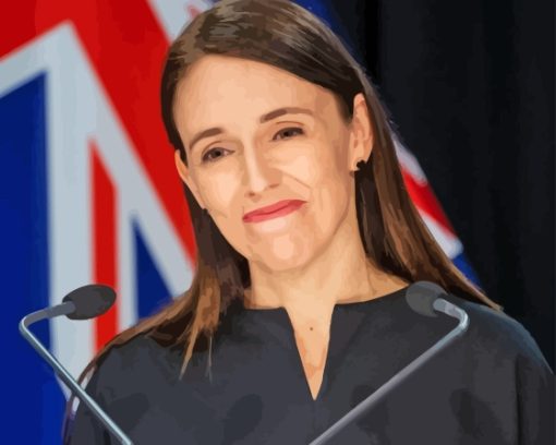 Minister Jacinda Ardern Paint By Numbers