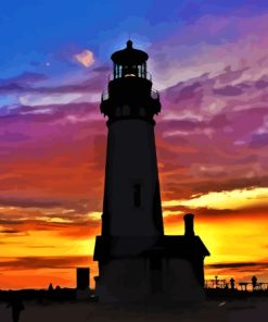 Oregon Lighthouse Paint By Numbers