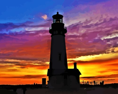 Oregon Lighthouse Paint By Numbers