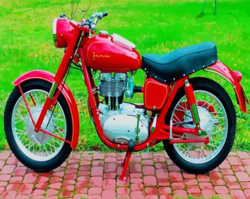 Motorcycle Junak Paint By Numbers