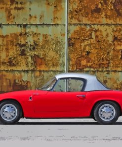 Vintage Lotus Elan Paint By Numbers