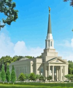 Virginia Temple Paint By Numbers