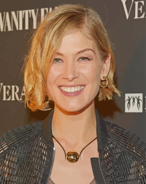 Classy Rosamund Pike Paint By Numbers