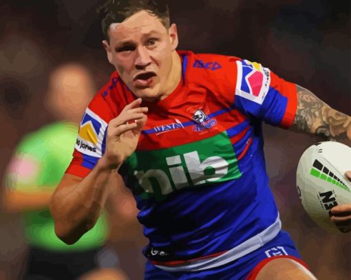 League Newcastle Knights Paint By Numbers