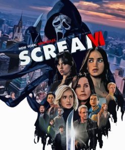 Scream 6 Movie Paint By Numbers