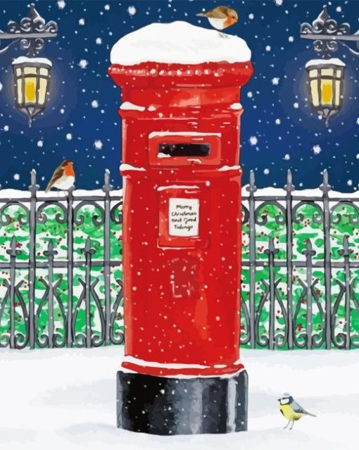 Post Box Paint By Numbers