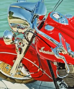 The Indian Motorcycle Paint By Numbers