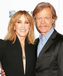 William H Macy With Felicity Huffman Paint By Numbers