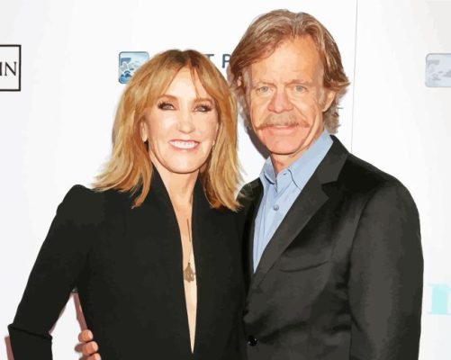 William H Macy With Felicity Huffman Paint By Numbers