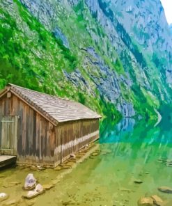 Koenigssee Cottage Paint By Numbers