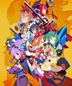 Disgaea Characters Paint By Numbers