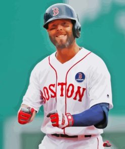 Dustin Pedroia Paint By Numbers