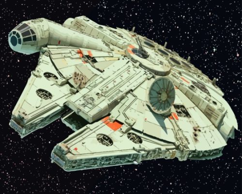 Millennium Falcon Paint By Numbers