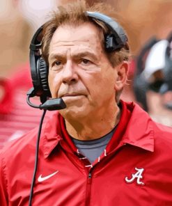 Nick Saban Paint By Numbers