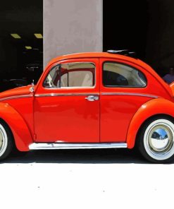 VW Beetle Paint By Numbers