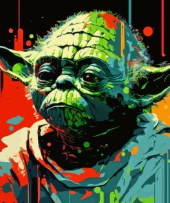 Yoda Pop Art Paint By Numbers