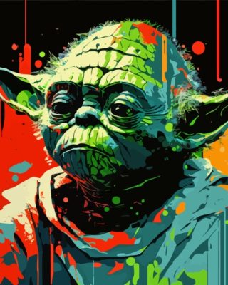 Yoda Pop Art Paint By Numbers