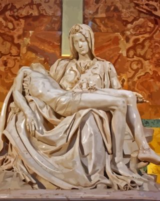 The Pieta Paint By Numbers