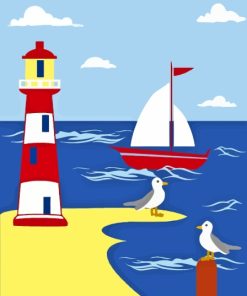 Talacre Lighthouse Paint By Numbers