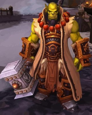 Thrall In Worgol Paint By Numbers